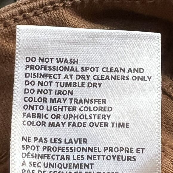 L'Agence Margot Jeans Womens 31 Brown Java Coated High Rise Skinny Pants USA - Picture 7 of 11